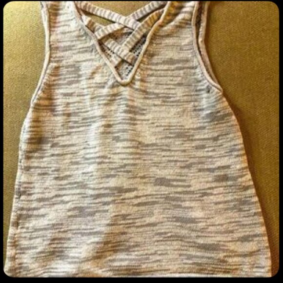 Lucky Brand Crochet Detail Knit Tank Top – Size Small - Picture 6 of 6